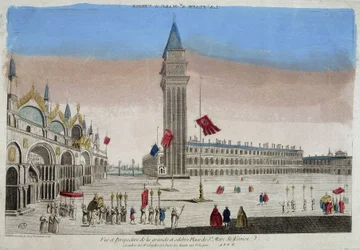 Basilique et place Saint-Marc (San Marco) à Venise.
