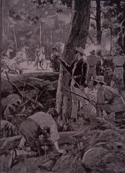 Bushrangers, hors-la-loi australiens, volent une escorte d