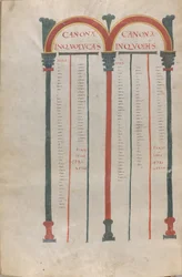 Tablettes canoniques des quatre évangiles