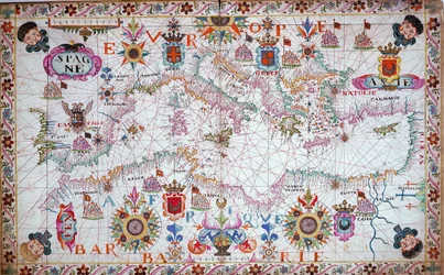 Carte de toute la Méditerranée