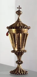 Ciboire en argent doré