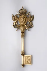 Cle de Chambellan, Mexique. Période du roi Maximilien Ier (1832-1867).
