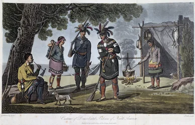 Costumes des Indiens domiciliés d