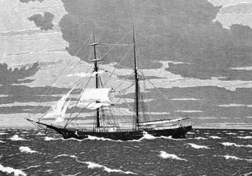 Décembre 1872, le Mary Celeste a été trouvé abandonné au milieu de l