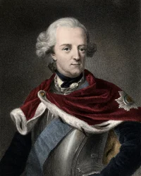 Frédéric II de Prusse (1712-1786) - gravure du 19e siècle