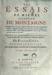 Frontispice des "Essais" de l