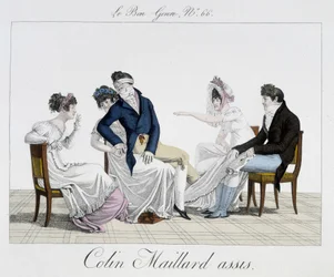 Jeu : Le Colin Maillard assis - dans « Le Bon genre », n°65
