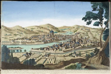 Vue générale de Florence - gravure