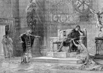 Hélène demande à Constantin le sacrifice de Fausta