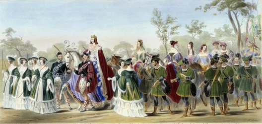 Jane Georgina, Lady Seymour - dans "Knight of England" par J. Whatman, éd. T. M