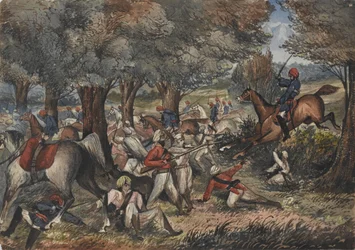 Jat Horse Yeomanry à Bolwal sur la frontière du Népal