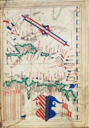 Petites Antilles et mer des Caraïbes, c.1550-60