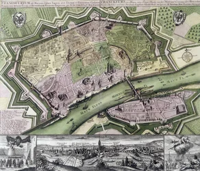 Carte de Francfort