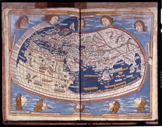 Carte de Ptolémée publiée en 1482