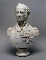 Buste en marbre du major-général Sir Charles Philip Belson, KCB