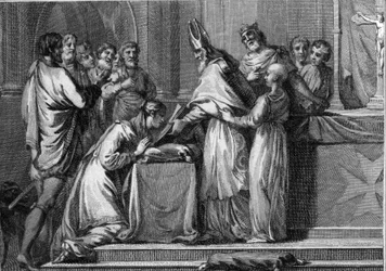 Mariage de Sigebert Ier (535-575), roi d