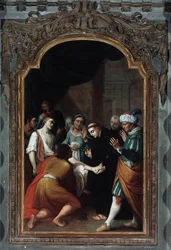 Miracle de Saint Antoine de Padoue qui guérit un homme estropié
