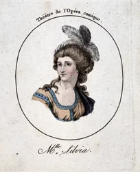 Mlle Silvia, actrice de l