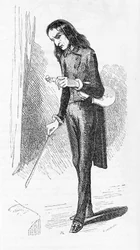 Paganini Nicolo (1782 - 1840), gravure, compositeur et violoniste italien