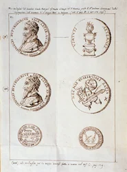 Page de Il melone, discorso armonico, avec portraits de l