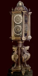 Horloge planétaire (machine astronomique). XVIe siècle. Musée Guimet.