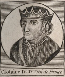 Portrait de Clotaire IV (ca. 685-719), Roi des Francs d