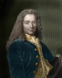 Portrait de François-Marie Arouet, dit Voltaire (1694-1778), écrivain et philosophe français.