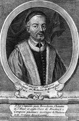 Portrait de François Rabelais (1495 - 1553), écrivain français.