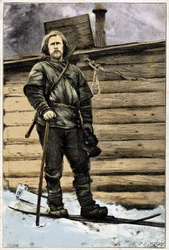 Portrait de Fridtjof Nansen (1861-1930), explorateur norvégien en 1896