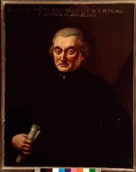 Portrait de Giuseppe Maria Caretti (1690-1774) compositeur italien. Peinture anonyme. 18ème siècle. Bologne, civico Museo Museo