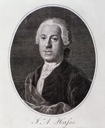 Portrait de Johann Adolf Hasse (gravure)