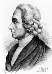 Portrait de Joseph Priestley (1733 - 1804), chimiste et théologien britannique. Gravure du 19ème siècle