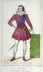 Portrait de Louis XIII (1601 - 1643), roi de France