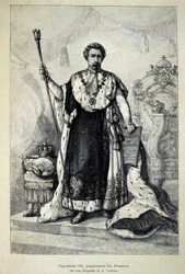 Portrait de Napoléon III en empereur