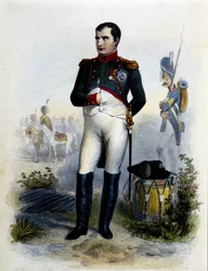 Portrait de Napoléon Ier. Gravure du 19ème siècle