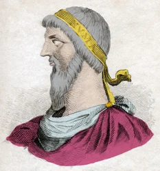 Portrait de Numa Pompilius, deuxième roi légendaire de Rome