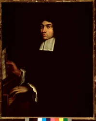 Portrait de Pietro degli Antoni compositeur italien Peinture anonyme. 18ème siècle Bologne Civico museo Bibliografico