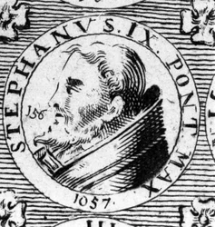 Portrait du Pape Étienne IX.