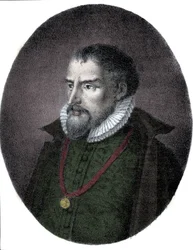Portrait de Roland de Lassus (Orlandus ou Orlando di Lasso, vers 1531-1594), compositeur franco-flamand