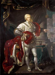 Portrait de Victor Emmanuel Ier, roi de Sardaigne (huile sur toile)