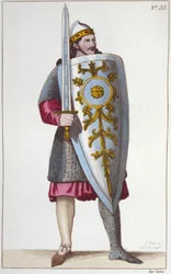 Portrait du paladin Roland, neveu de Charlemagne.