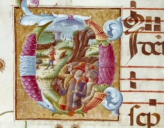 Représentation de Joseph et ses frères (détail)