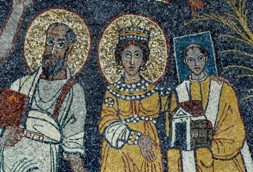 Saint Paul, Sainte Cécile et Saint Pascal (détail)