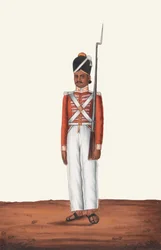 Sepoy, armée de Madras