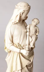 Statue. Vierge à l