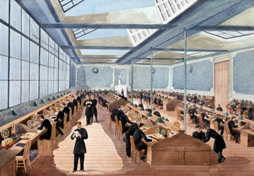 Salle de télégraphie
