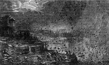 La destruction de Pompéi en 79