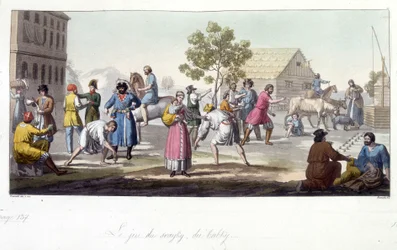 Le jeu de svayky et babky, Russie