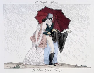 Le parapluie informel - dans « Le Bon genre », no. 40, fin 19ème siècle