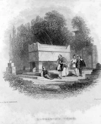 Tombe de Francesco Petrarca (Pétrarque) à Arqua près de Ravenne.